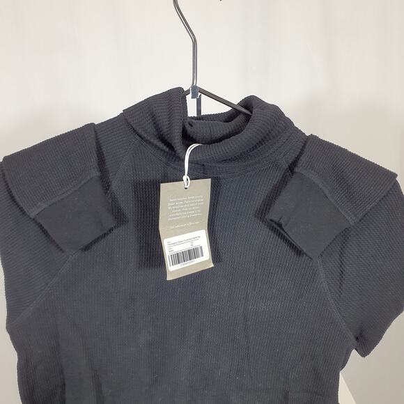 Everlane Organic Cotton Turtleneck Waffle Tee Size XS - Picture 4 of 6